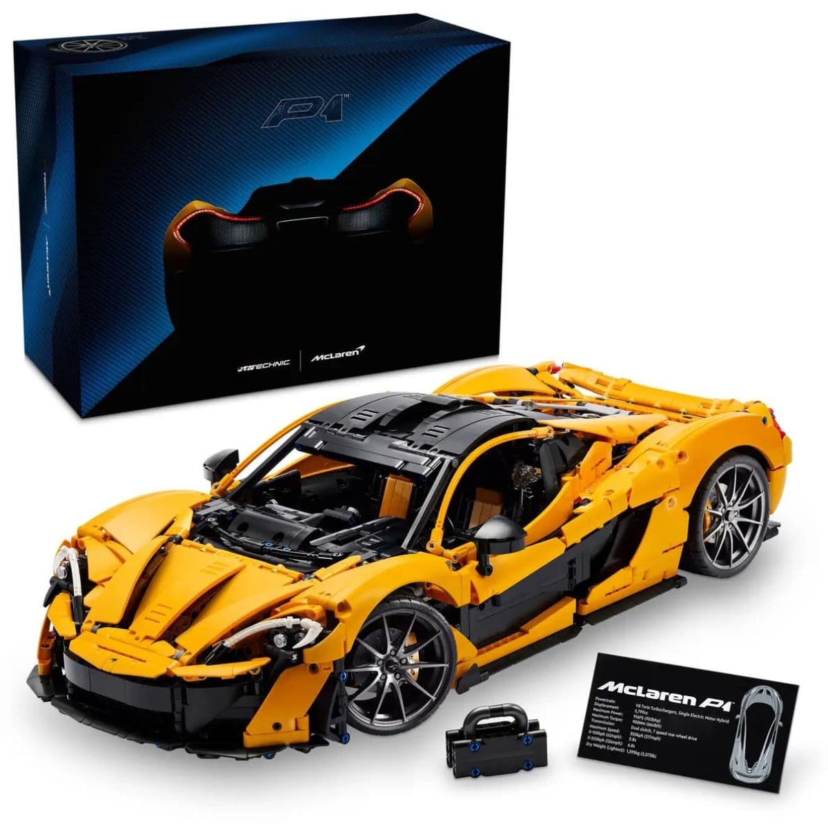 McLaren P1 Hybrid Hypercar — Brick Kit (3,893 pieces)